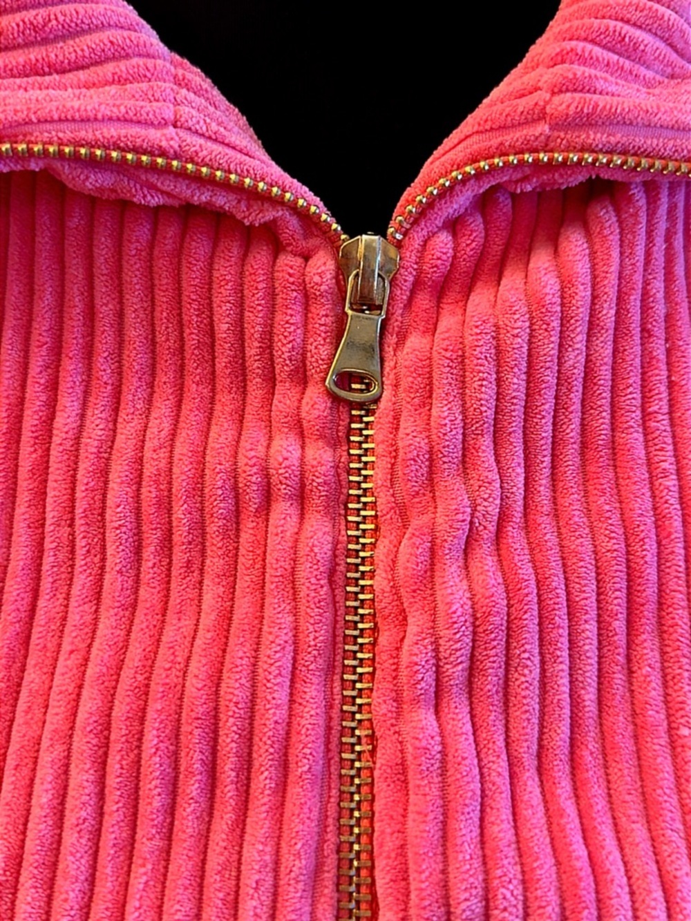 bella bliss Pink Corduroy Zip Bomber Jacket - Picture 4 of 10